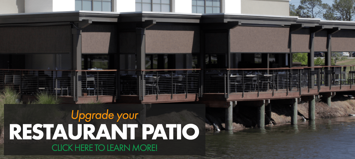 Restaurant Awnings and Patio Screens
