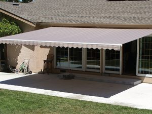 An open Sunesta awning in the Midwest region