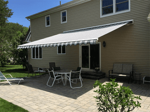 A Sunesta awning is excellent for sun protection in the Northeast