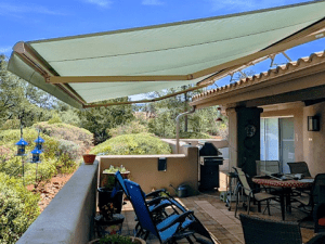 A Sunesta retractable awning offers revolutionary shade in the Midwest